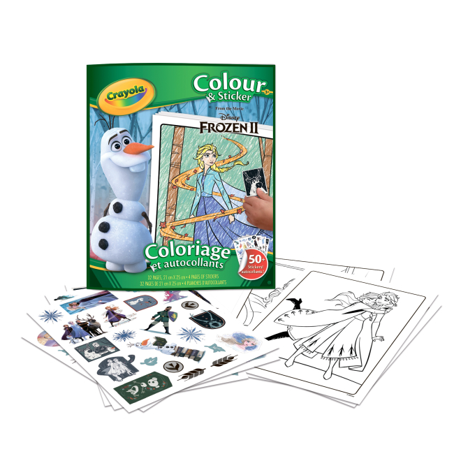 Товари для малювання - Розмальовка Crayola Disney Frozen (04-5864G)#2