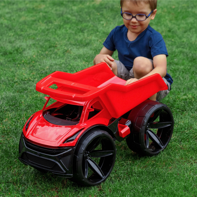 Машинки для малюків - Самоскид ​WADER Maximus червоний (64000)#2