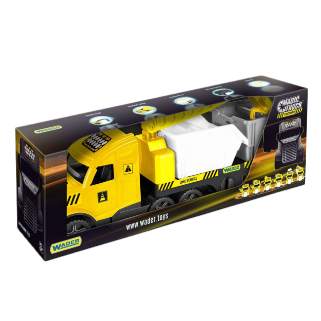 Транспорт и спецтехника - Игровой набор WADER Magic truck со строительными контейнерами (36471)#2