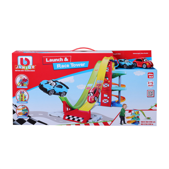 Автотреки - Игровой набор Bb Junior Гоночная башня с трамплином (16-88604)#6