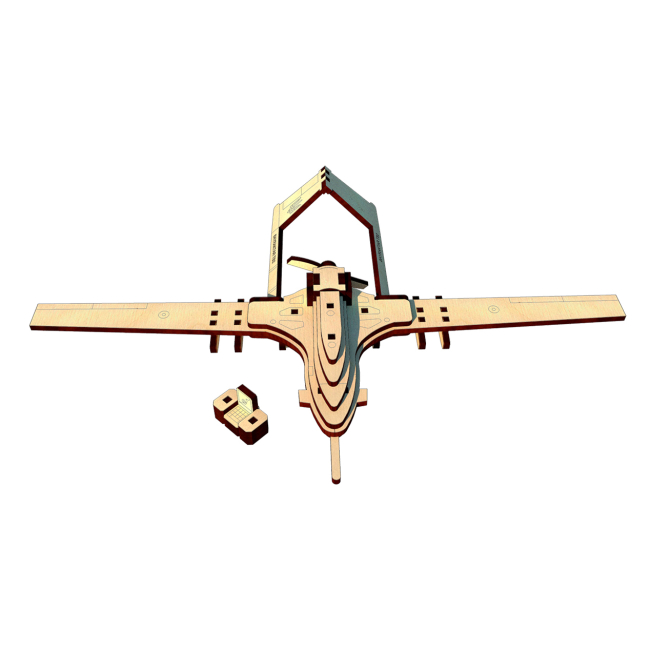 3D-пазлы - Трехмерный пазл Pazly Байрактар (UPZ-0002)#2