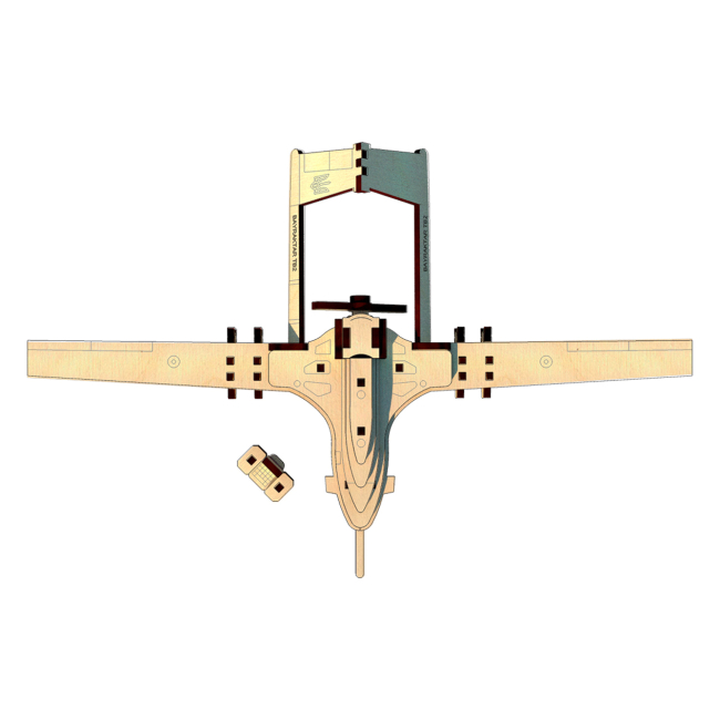 3D-пазлы - Трехмерный пазл Pazly Байрактар (UPZ-0002)#5