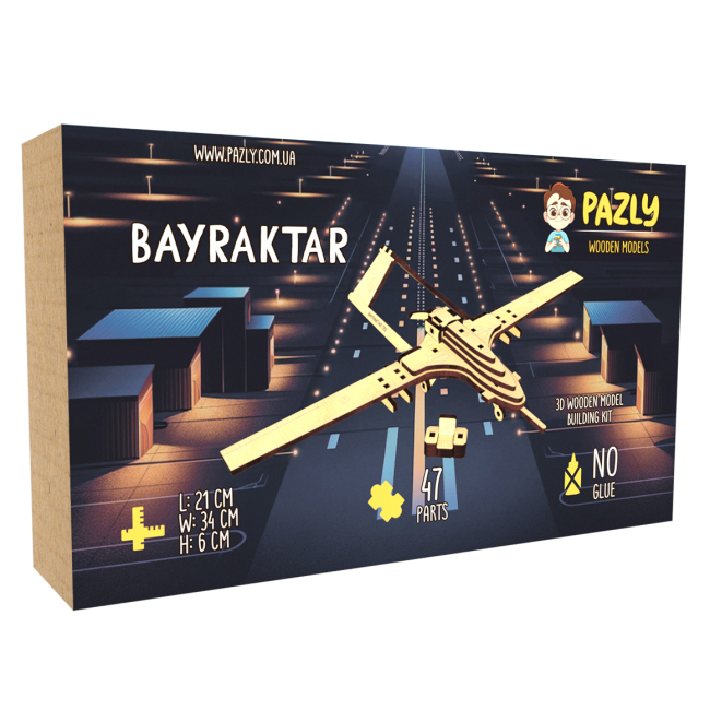 3D-пазлы - Трехмерный пазл Pazly Байрактар ​​(UPZ-0002)#6