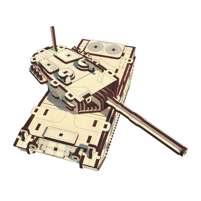 3D-пазли - Тривимірний пазл Pazly Танк Леопард (UPZ-0009)#2