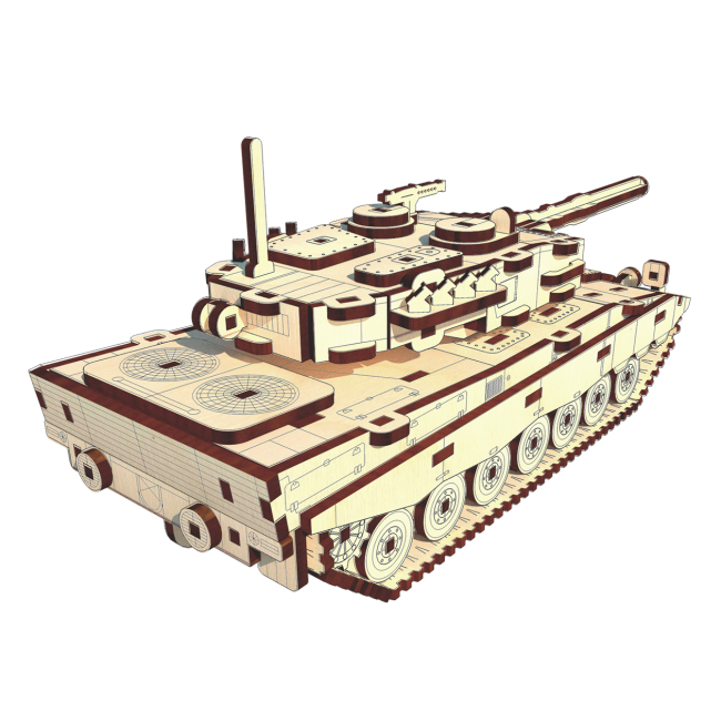 3D-пазли - Тривимірний пазл Pazly Танк Леопард (UPZ-0009)#3