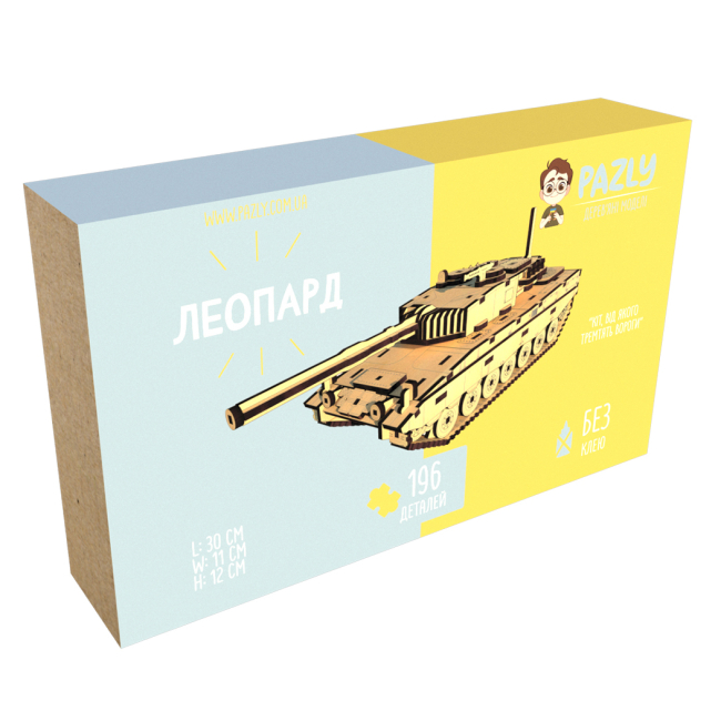 3D-пазли - Тривимірний пазл Pazly Танк Леопард (UPZ-0009)#5