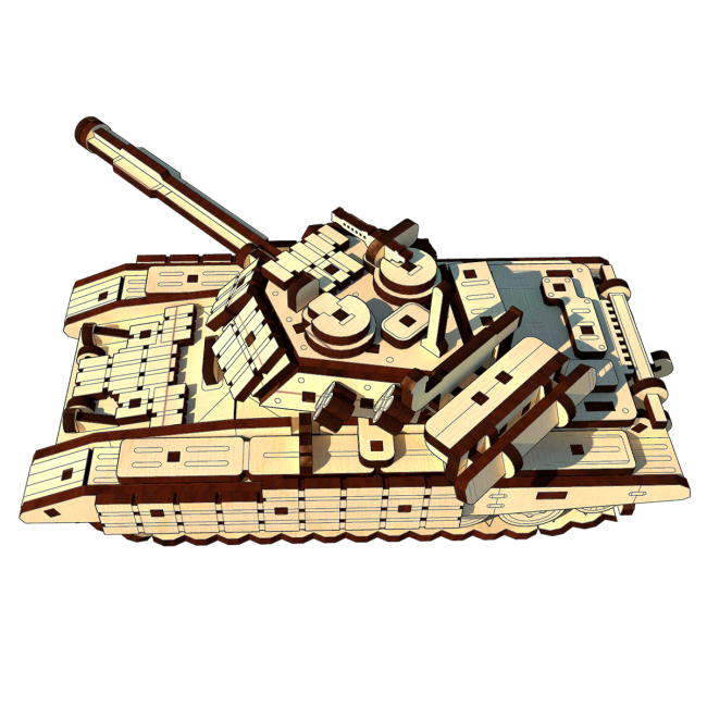 3D-пазли - Тривимірний пазл Pazly Танк Т-64 БВ (UPZ-0013)#2