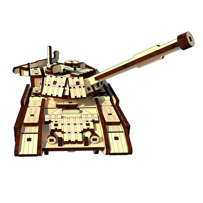 3D-пазли - Тривимірний пазл Pazly Танк Т-64 БВ (UPZ-0013)#3