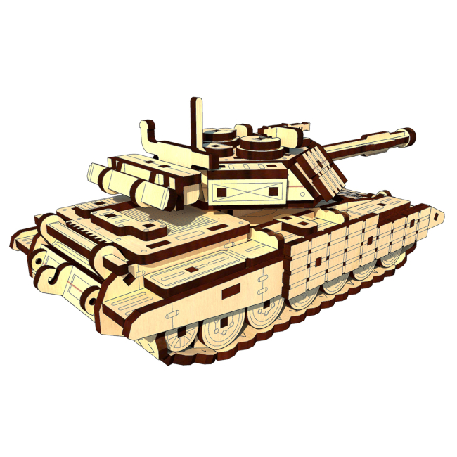 3D-пазли - Тривимірний пазл Pazly Танк Т-64 БВ (UPZ-0013)#4