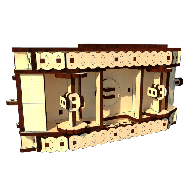 3D-пазли - Тривимірний пазл Pazly Танк Т-64 БВ (UPZ-0013)#5