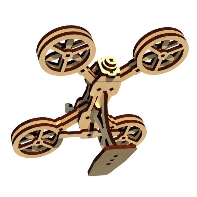 3D-пазлы - Трехмерный пазл Pazly Дрон (UPZ-0014)#2