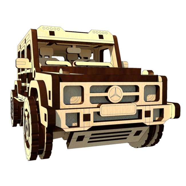 3D-пазли - Тривимірний пазл Pazly Мерседес Г-Класс (UPZ-0016)#2