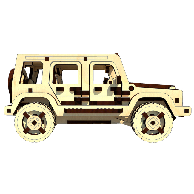 3D-пазли - Тривимірний пазл Pazly Мерседес Г-Класс (UPZ-0016)#3