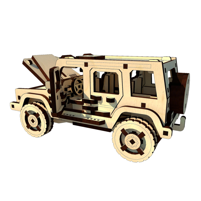 3D-пазли - Тривимірний пазл Pazly Мерседес Г-Класс (UPZ-0016)#4