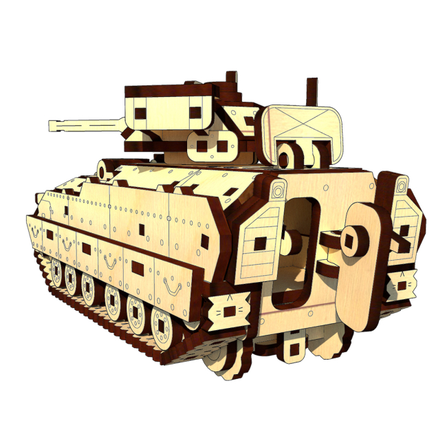 3D-пазли - Тривимірний пазл Pazly Бредлі М2 (UPZ-0017)#3