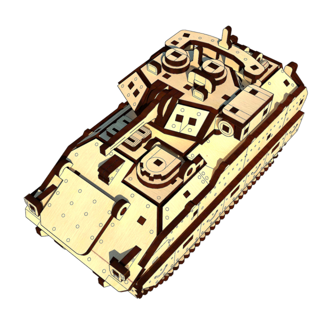 3D-пазли - Тривимірний пазл Pazly Бредлі М2 (UPZ-0017)#4