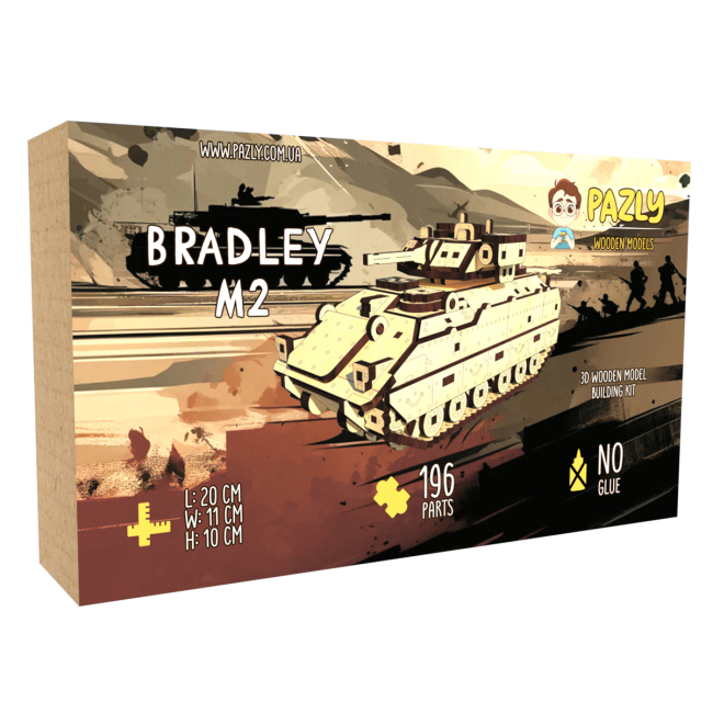 3D-пазли - Тривимірний пазл Pazly Бредлі М2 (UPZ-0017)#5