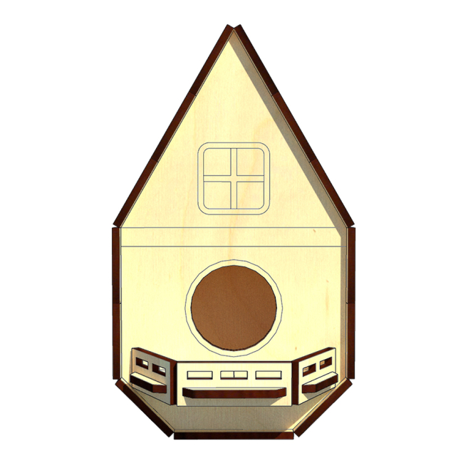 3D-пазли - Тривимірний пазл Pazly Шпаківня (UPZ-0018)#2