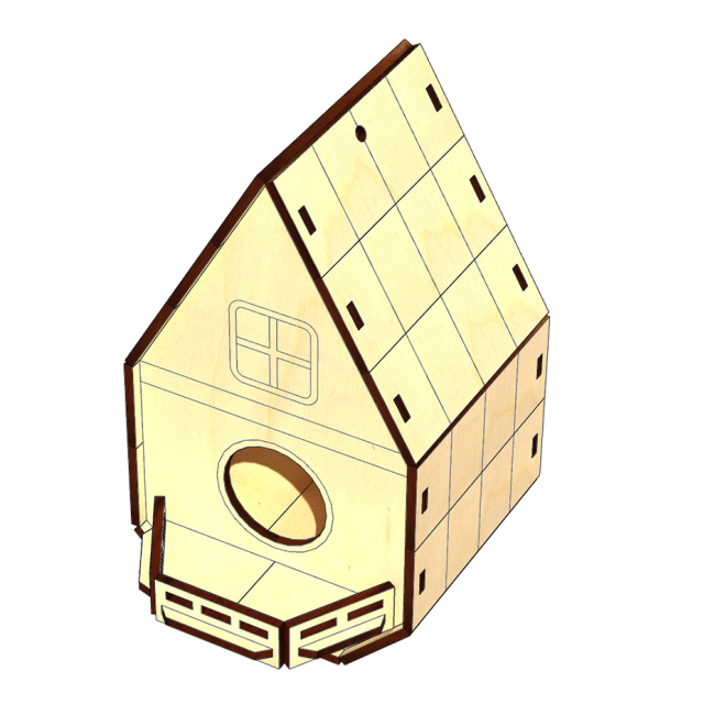 3D-пазли - Тривимірний пазл Pazly Шпаківня (UPZ-0018)#4