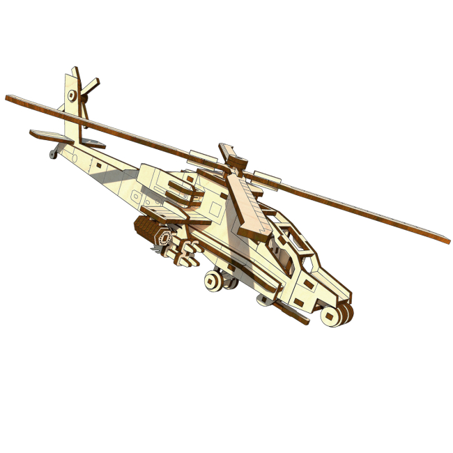 3D-пазли - Тривимірний пазл Pazly Гелікоптер (OPZ-0006)#2