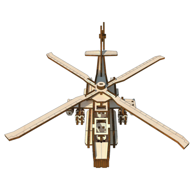 3D-пазли - Тривимірний пазл Pazly Гелікоптер (OPZ-0006)#4