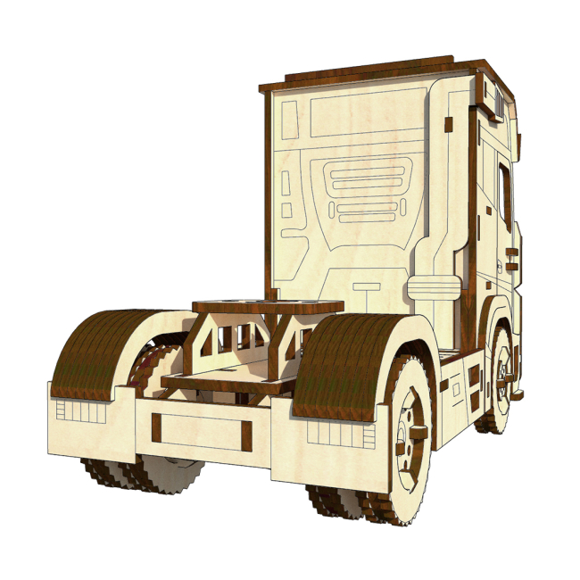 3D-пазли - Тривимірний пазл Pazly Вантажівка (OPZ-0010)#4