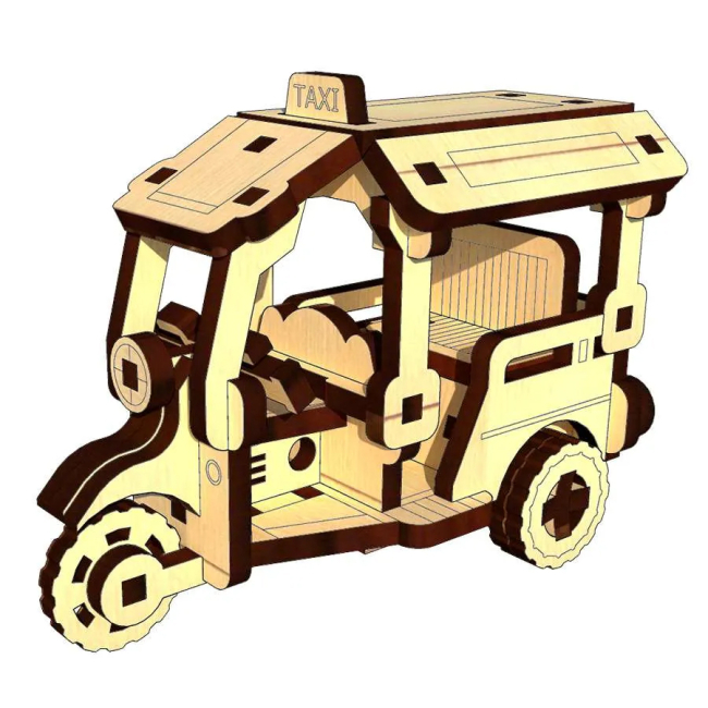 3D-пазли - Тривимірний пазл Pazly Тук-Тук (OPZ-0031)#2