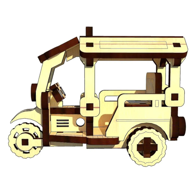 3D-пазли - Тривимірний пазл Pazly Тук-Тук (OPZ-0031)#3