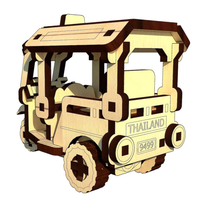 3D-пазли - Тривимірний пазл Pazly Тук-Тук (OPZ-0031)#4