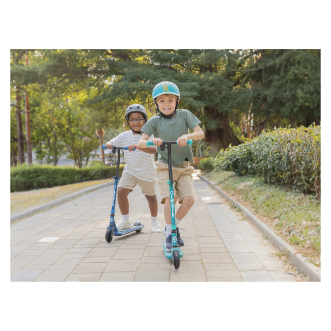 Самокаты - Самокат Globber E-motion 6 зеленый с подсветкой (756-107)#9