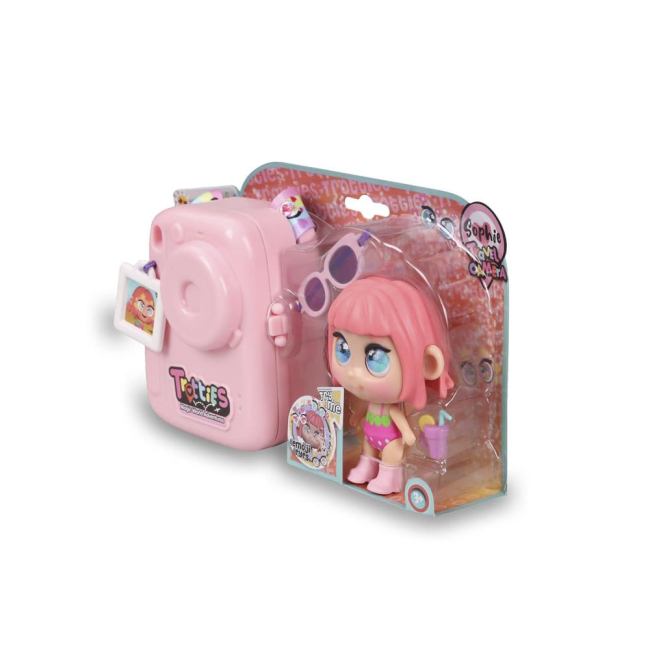 Ляльки - Міні-лялька Trotties Софі з фотоапаратом рожева (TFT21000A)#3