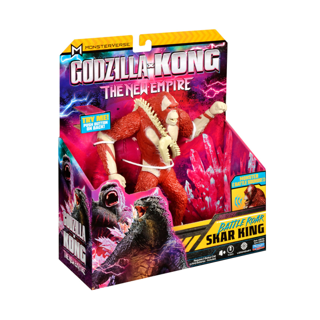 Фигурки персонажей - Игровая фигурка Godzilla vs Kong Скар Кинг готов к бою (35508G)#4