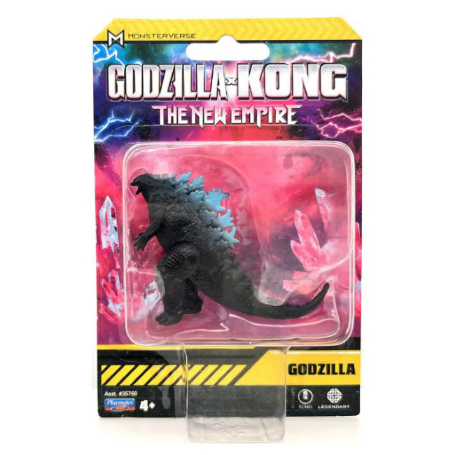 Фигурки персонажей - Игровая фигурка Godzilla vs Kong Минимонстры Godzilla голубой (35760/7)#2