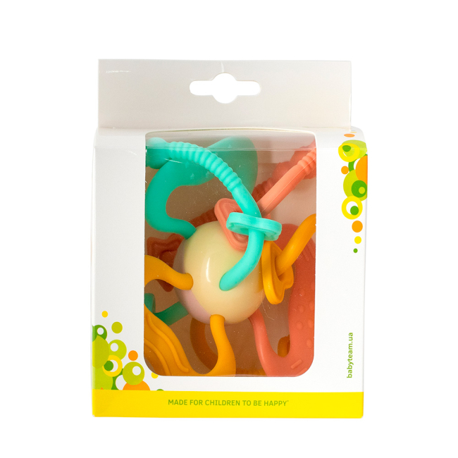 Погремушки, прорезыватели - Прорезыватель-погремушка Baby Team Развивайка (4040)#3