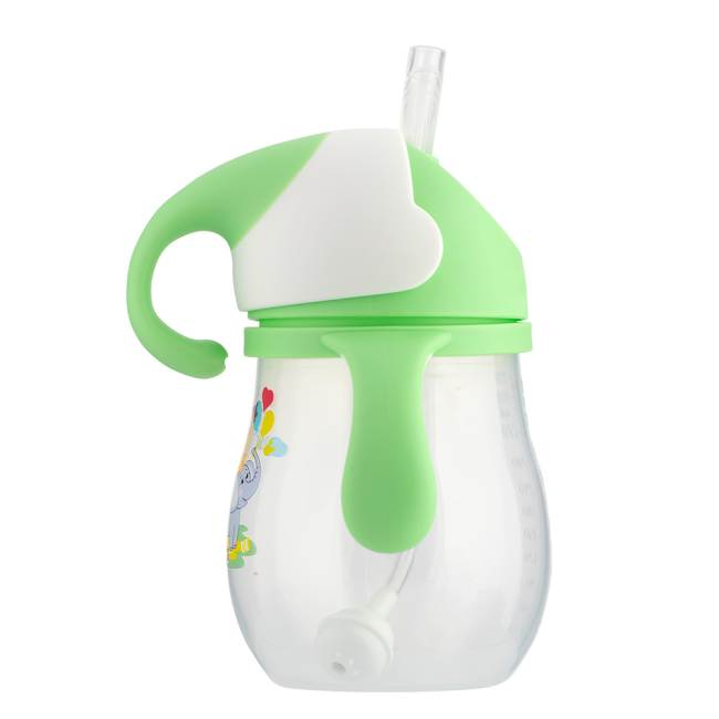 Бутылки для воды - Поильник Baby Team с силиконовой трубочкой и ручками 300 мл (5009)#3
