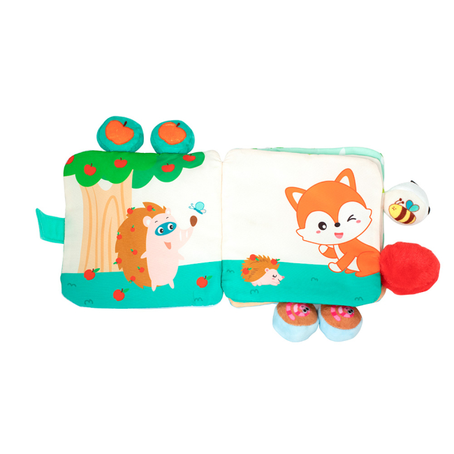 Развивающие игрушки - Развивающая книжка Baby Team с погремушкой (8721)#2