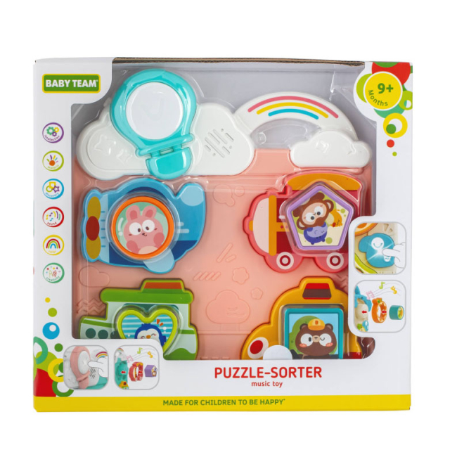 Развивающие игрушки - Пазл-сортер Baby Team в ассортименте (8648)#6