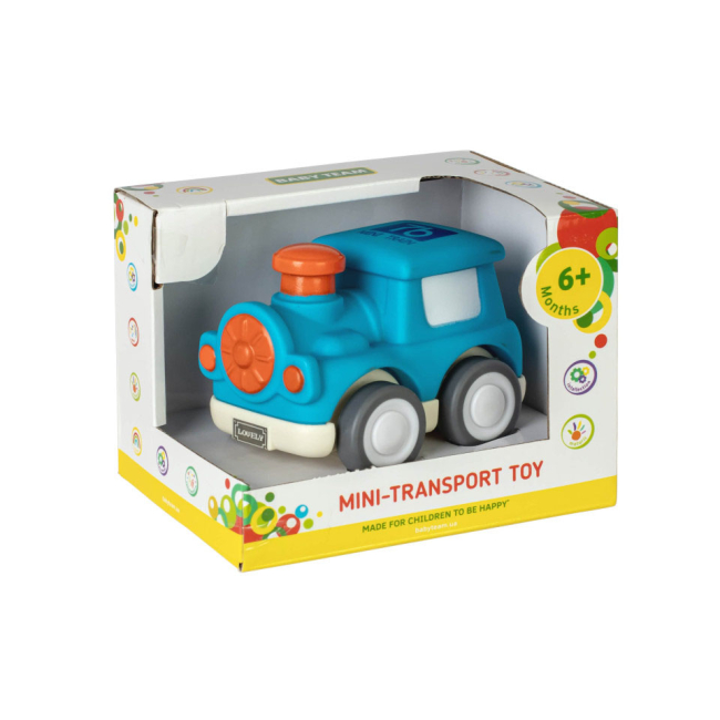 Машинки для малышей - Паровозик Baby Team Мини транспорт синий (8604/3)#3