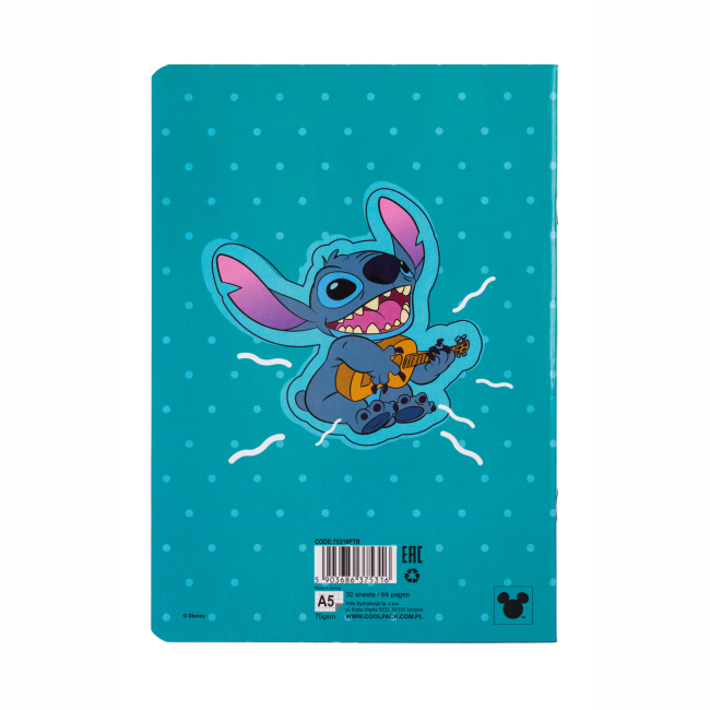 Канцтовари - Блокнот CoolPack Disney Stitch А5 (75316PTR)#2