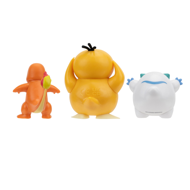 Фігурки персонажів - Набір фігурок Pokemon W19 Чармандер, Галарський дарумака, Псайдак (PKW3598)#3