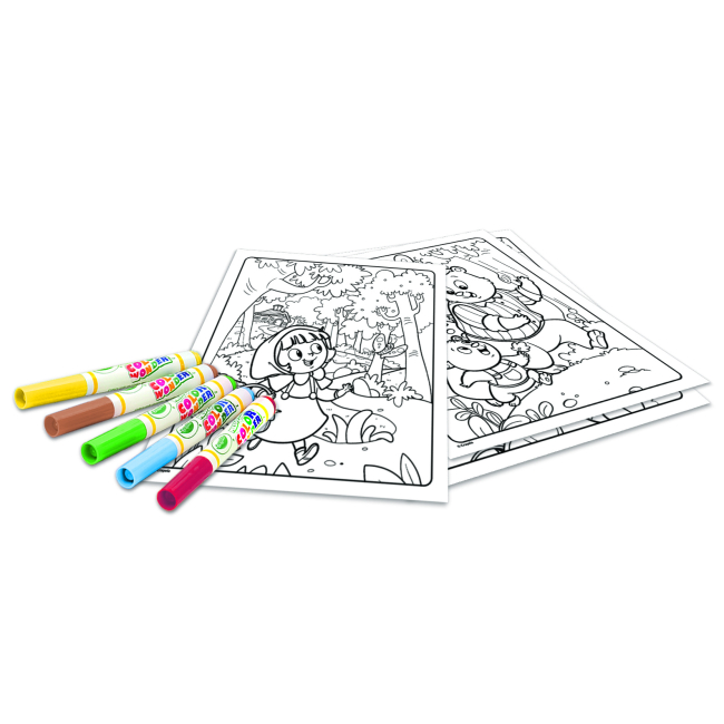 Товари для малювання - Розмальовка Crayola Color Wonder Улюблені казки (75-2816)#2