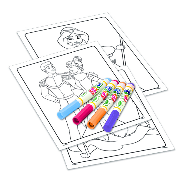 Товары для рисования - Раскраска Crayola Color Wonder Disney Princess (75-2813)#2