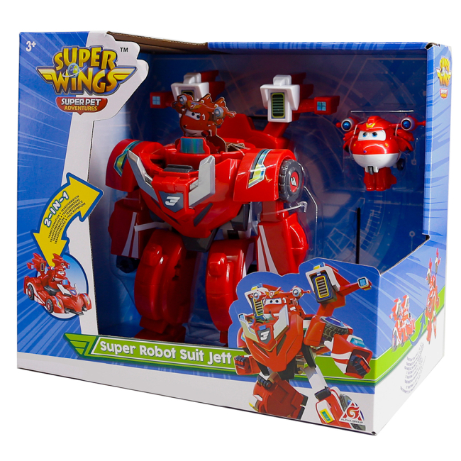 Фигурки персонажей - Игровой набор Super Wings Super Robot Suit Джетт (EU770351)#2