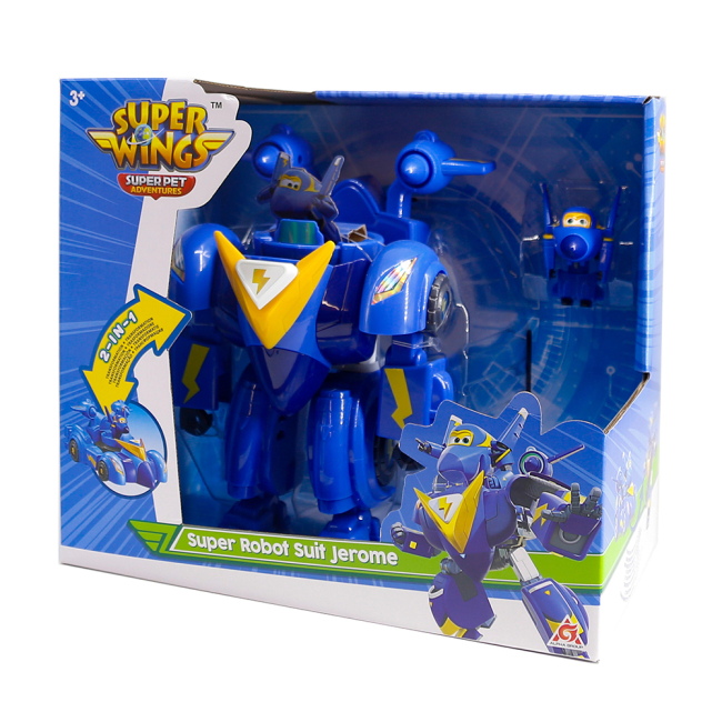 Фігурки персонажів - Ігровий набір Super Wings Super Robot Suit Джером (EU770353)#2