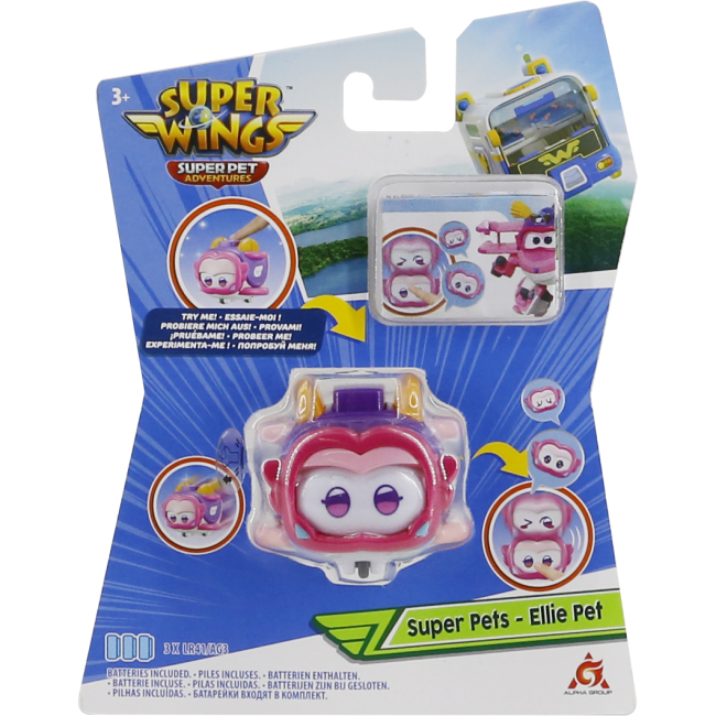 Фігурки персонажів - Ігрова фігурка Super Wings Super Pet Улюбленець Еллі (EU770419)#3