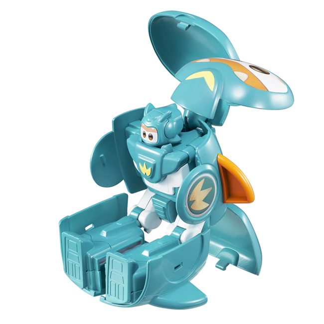 Фігурки персонажів - Фігурка-трансформер Super Wings Transforming Super Pet  Улюбленець Тіно (EU770643)#3