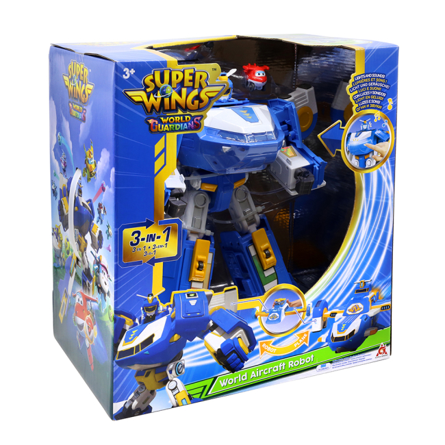 Трансформери - Ігровий набір Super Wing Transforming Aircraft Повітряна База (EU760888)#5