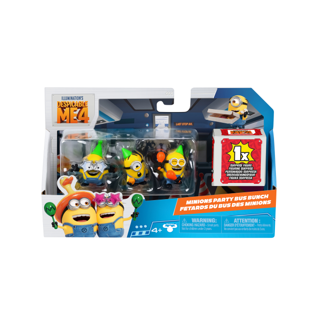 Фигурки персонажей - Набор фигурок Despicable Me 4 Миньйоны Пати Бас (123684)#2