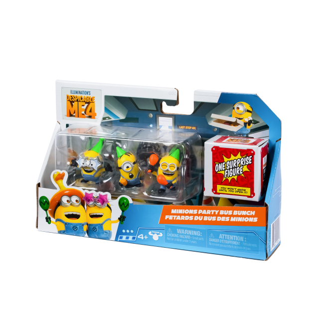 Фигурки персонажей - Набор фигурок Despicable Me 4 Миньйоны Пати Бас (123684)#3