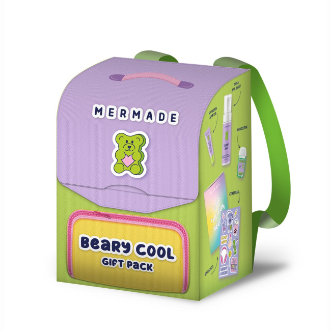 Косметика - Подарочный набор-рюкзачок Mermade Beary Cool gift-pack (MRBC001) (2000000385402)#3